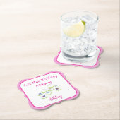 Play Birthday Mahjong PERSONALIZE Kartonnen Onderzetters (Insitu)