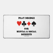 Play Bridge For Mental Social Benefits Card Suits (Recto)