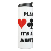 Play Bridge is een vorm van mentale ballet Thermosbeker (Gedraaid links)