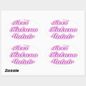 Play Cool Hakuna Matata .png Ovale Sticker (Vel)