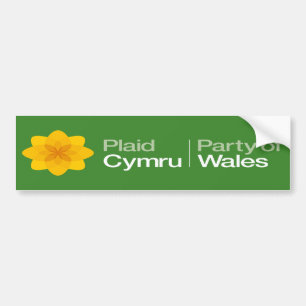 Play Cymru Party of Wales Bumpersticker