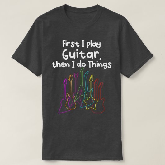 Play Guitar and do Things T-shirt (Design voorkant)