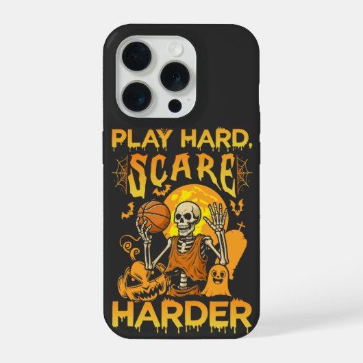 Play Hard Scare Harder Sports Halloween (Verso)
