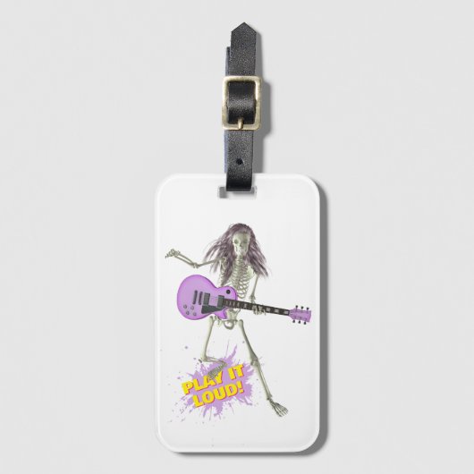 Play It Loud!  Bagagelabel (Voorkant (verticaal))