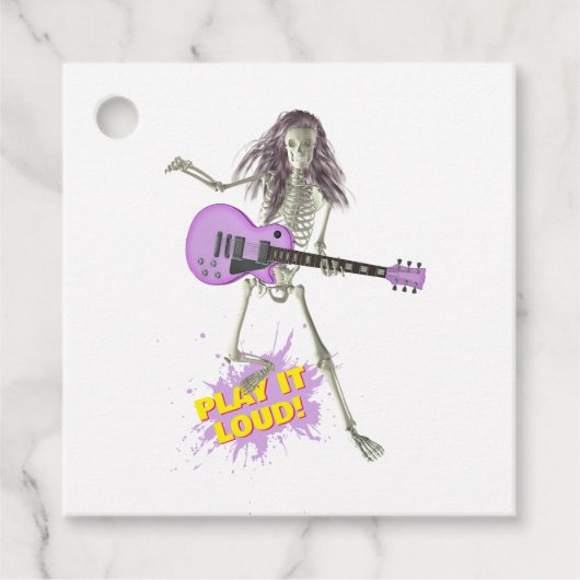 Play It Loud!  Bedankjes Labels (Voorkant)