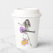 Play It Loud!  Papieren Bekers (Achterkant)