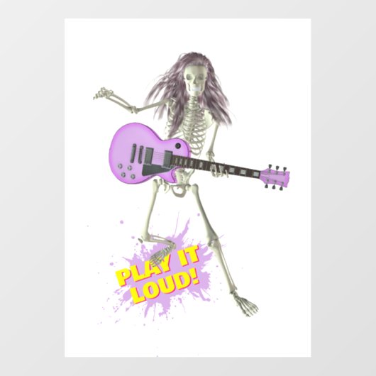 Play It Loud!  Raamsticker (Vel)