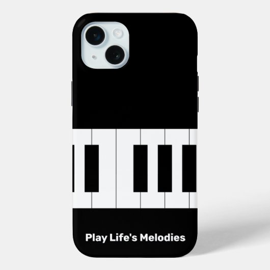 "Play Life's Melodies" Muziekliefhebber Case-Mate iPhone Case (Achterkant)
