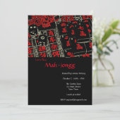 Play Mahjong - une invitation personnalisable (Debout devant)