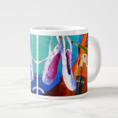 "Play Paint Pointe" Jumbo Coffee Mug par panoplei (Devant droit)