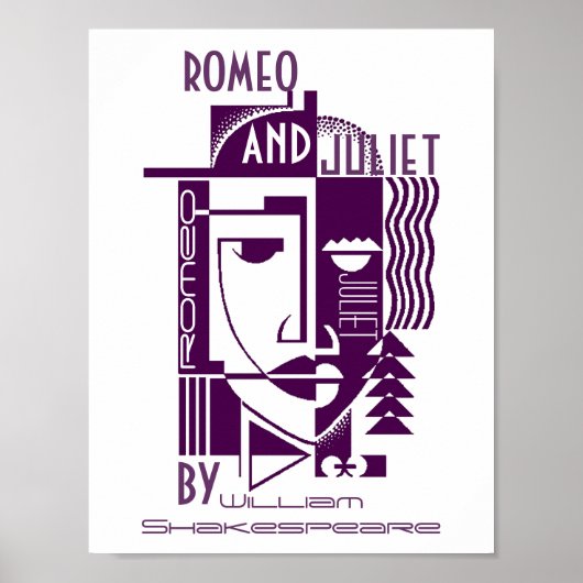 Play Poster For Romeo & Juliet William Shakespeare (Devant)