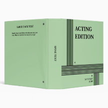 Play Script-stijl van de Acting Edition
