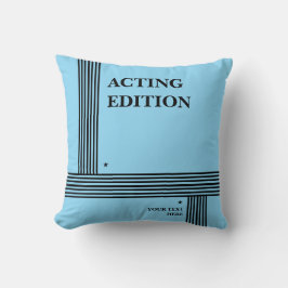 Play Script-stijl van de Acting Edition Kussen