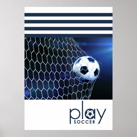 Play Soccer Poster (Voorkant)