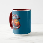 Play With Heart Basketball Motivational Combo Mug (Devant gauche)