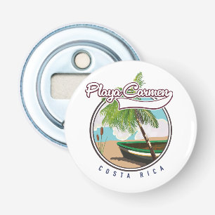 Playa carmen Costa Rica Button Flesopener