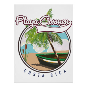 Playa Carmen Costa Rica Perfect Poster