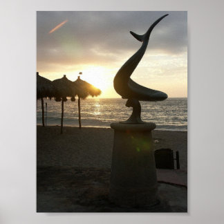 Playa de los Muertos, Puerto Vallarta Poster