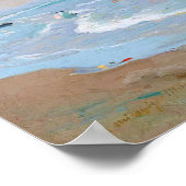 Playa de Valencia | Joaquín Sorolla Poster (Hoek)