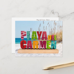 Playa del Carmen Bordkaart Briefkaart