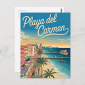 Playa del Carmen Mexico  Briefkaart (Voorkant / Achterkant)