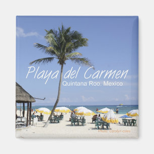 Playa del Carmen Mexico Plage Voyage Frigo Magnet