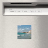 Playa del Carmen Mexico Plage Voyage Frigo Magnet (In Situ (Lave-vaisselle))