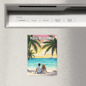 Playa del Carmen Mexico Travel Beach Magneet (Insitu (Vaatwasser))