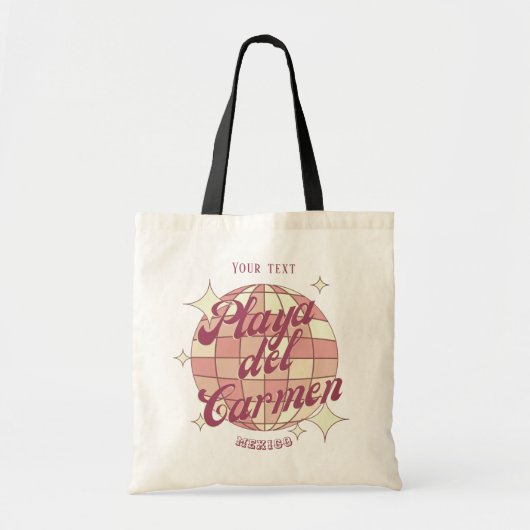 Playa del Carmen MX souvenir mode strand Tote Bag (Voorkant)