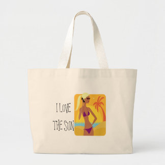 Playa, IK HOU VAN DE ZON Grote Tote Bag