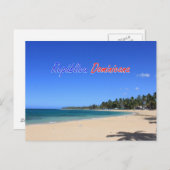 Playa Las Terrenas Samaná República Dominicana Briefkaart (Voorkant / Achterkant)