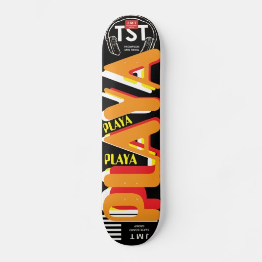 PLAYA  OFFICIEL  UK Skateboard (Recto)