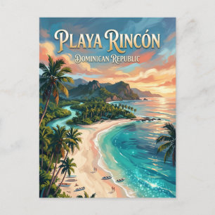 Playa Rincon Dominicaanse Republiek Briefkaart