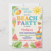 Playday Party Anniversaire Invitation & Décor (Devant)