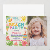 Playday Party Anniversaire Invitation & Décor (Devant / Derrière)