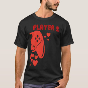 Player 1 Player 2 Player Matching Gamer Couple Man T-shirt