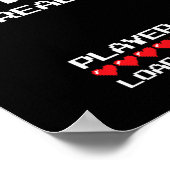 Player 2 Player 3 Loading - Retro Gaming -  Poster (Hoek)
