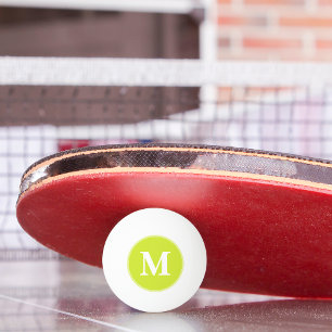 Player Coach Monogramed Initiaal Table Tennis Beer Pingpongballen