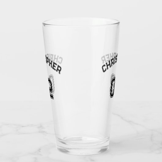 Player Name Jersey Number Game Day Party Sports Glas (Links)