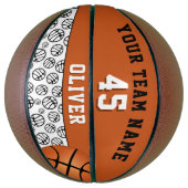 Player Name Team Name Number Ball Patroon Basketbal (Verticaal)