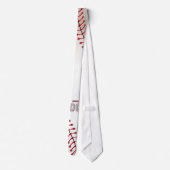 Player-nummer 00 - Koel Baseball-titels Stropdas (Achterkant)