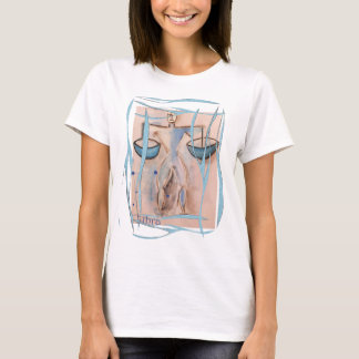playera con dibujo original zodiaco libra t-shirt