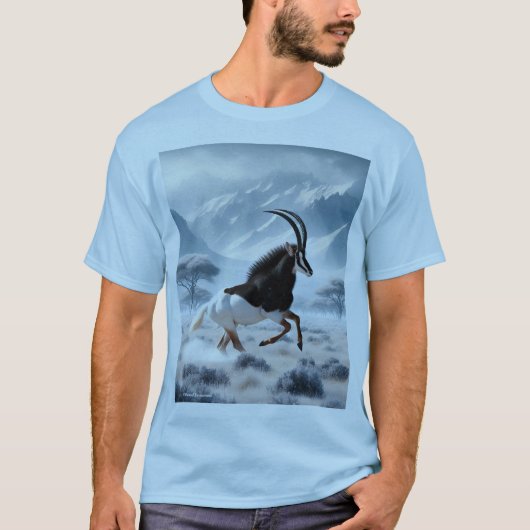 Playera fantasy sable antelope t-shirt (Voorkant)