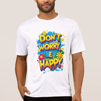 Playera Sport-Tek Don't Worry, Be Happy T-shirt