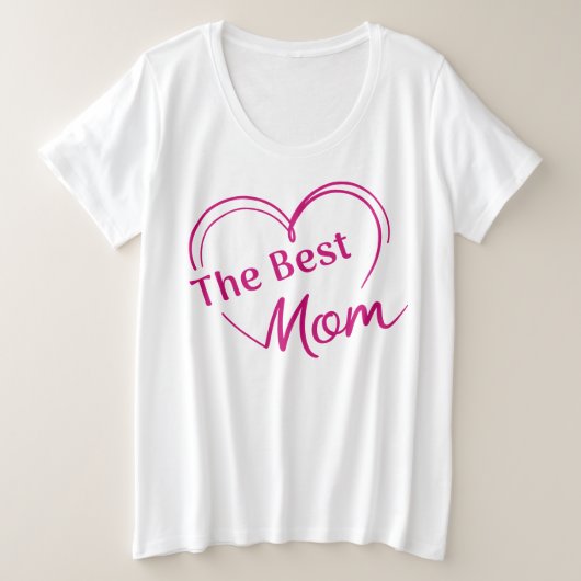 Playera The Best Mom (Design devant)