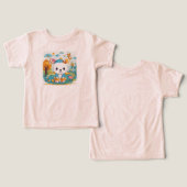 Playful animal project of children's t-shirt (Design Recto & Verso)