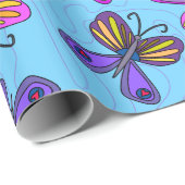Playful Butterflies Cadeaupapier (Rol Hoek)