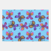 Playful Butterflies Inpakpapier Vel (Voorkant)