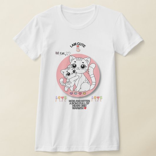 Playful Cat T-Shirt | Funny Kitty Tee for Everyday (Poser)