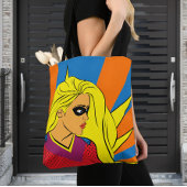 Playful Comic Print Tote Bag